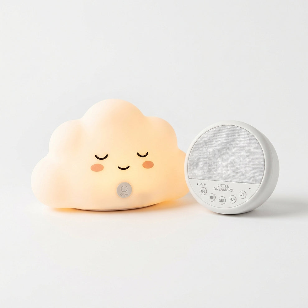 Securidou smart cloud night light with white noise and cry sensor