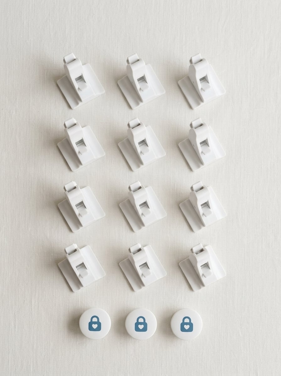 The twelve Securidou magnetic locks and their magnetic keys