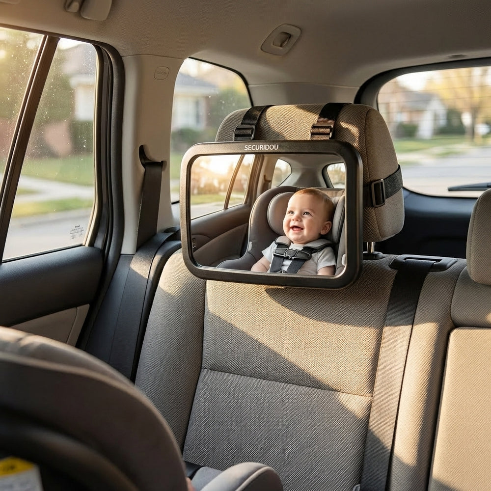 Securidou wide-angle baby car monitoring mirror, 360 view