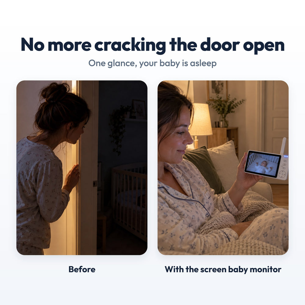Securidou Video Baby Monitor Without Wi-Fi: before and after