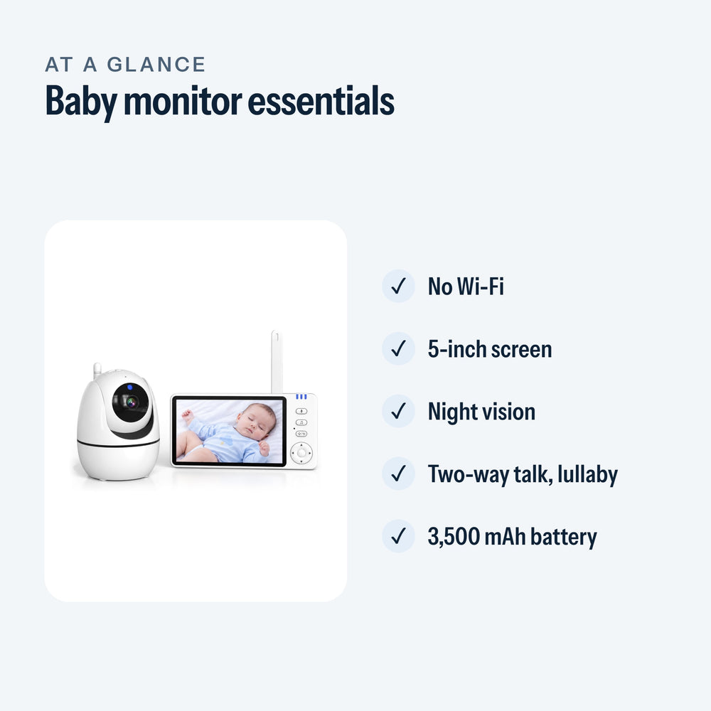 The no Wi-Fi video baby monitor essentials at a glance