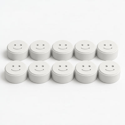 Pack of Securidou rotating socket covers, on a white background