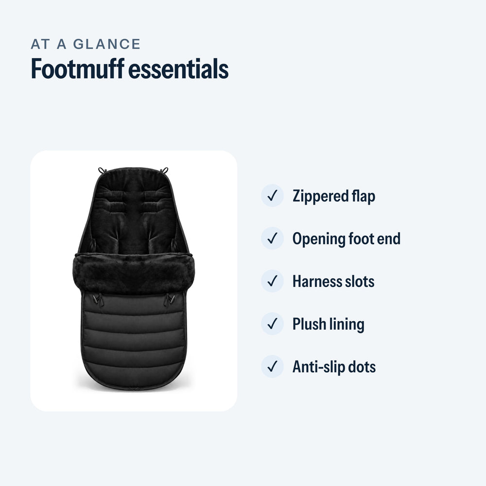 The stroller footmuff essentials at a glance