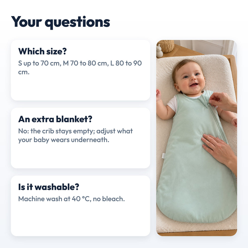 Securidou Sleeveless Bamboo Baby Sleep Sack: answers to common questions
