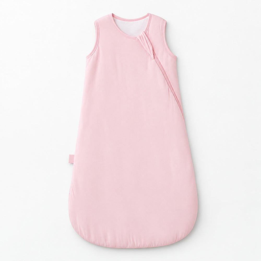 Securidou sleeveless sleep sack in powder pink, on a white background