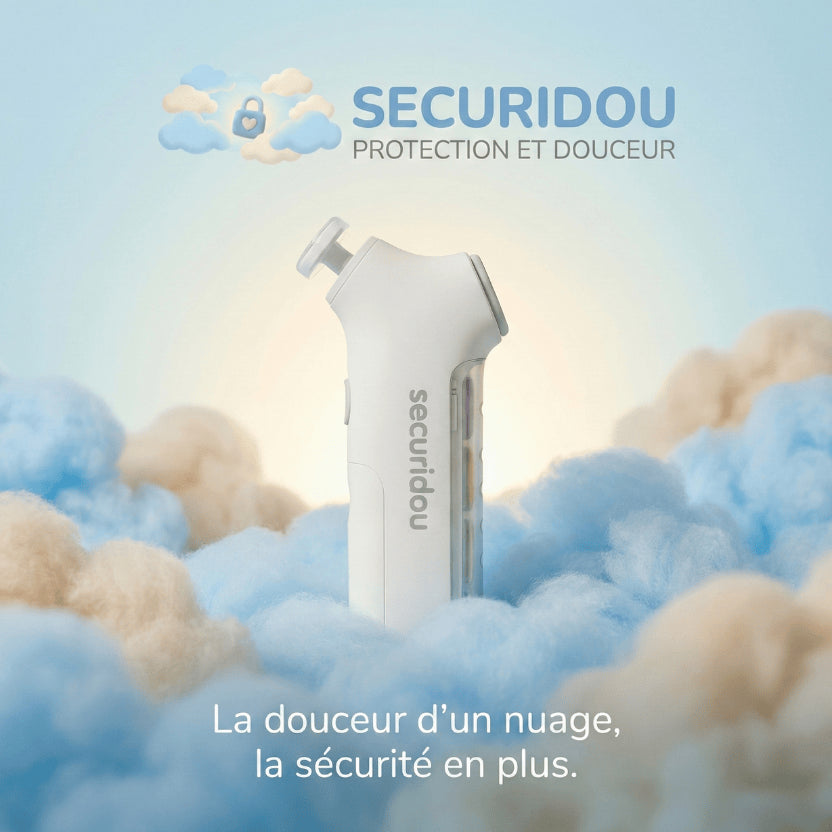 Securidou electric nail file, gentle and secure manicure for baby