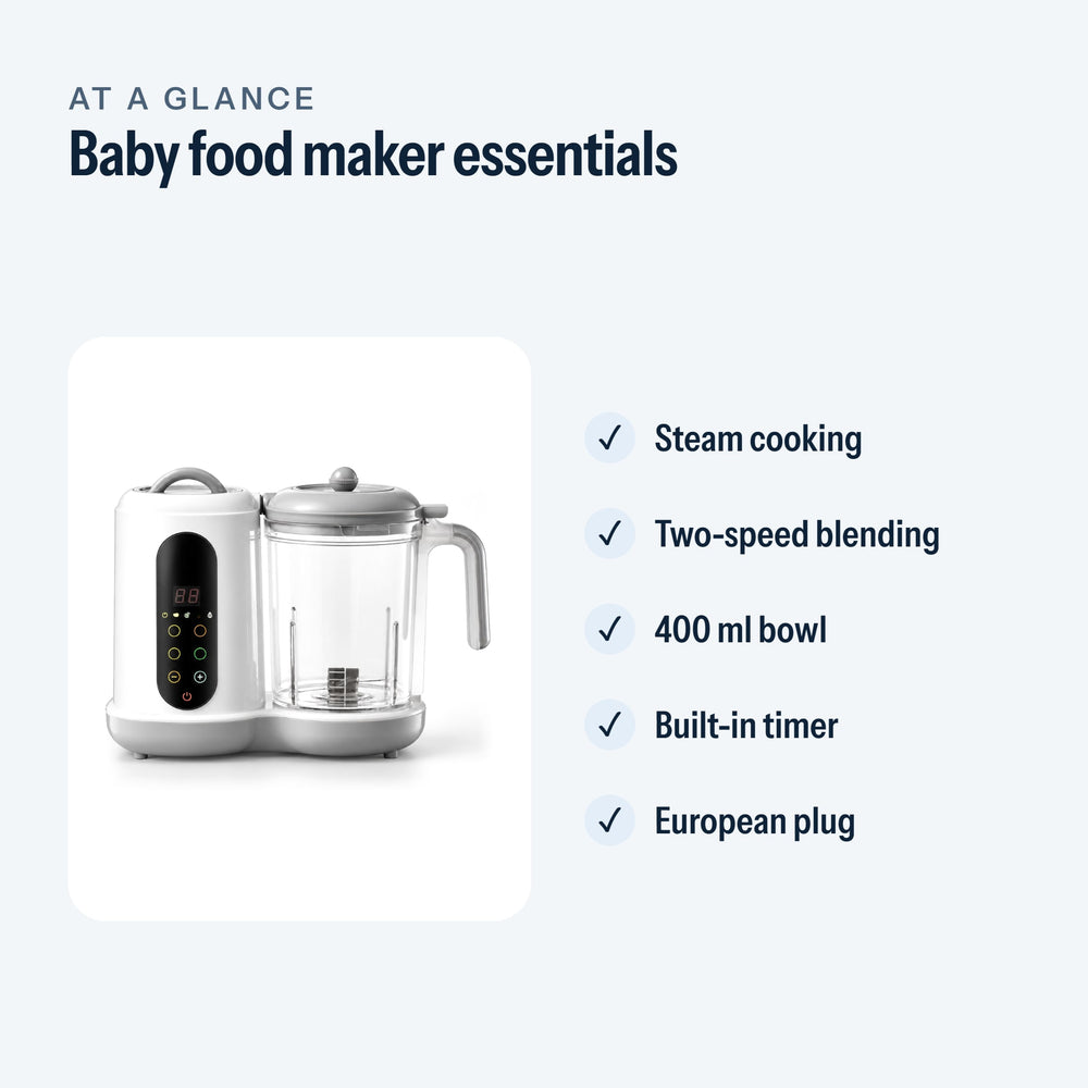 The baby food maker at a glance