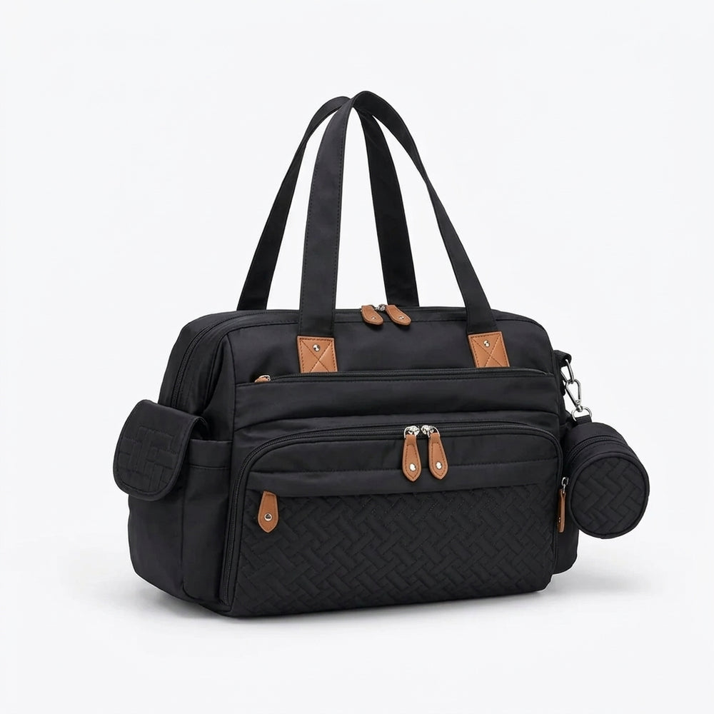Sac à langer multifonction Securidou, coloris noir