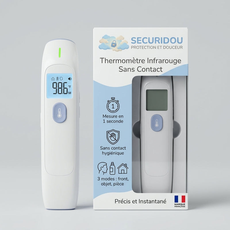 Securidou non-contact infrared baby thermometer, main view